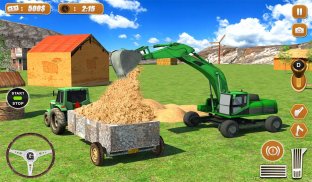 Tractor Farm & Excavator Sim screenshot 9