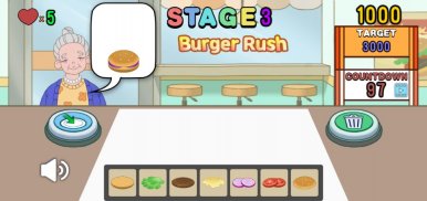 HamburgerRush-Fun food game screenshot 1