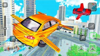 Flying Car Shooting - Car Game screenshot 2