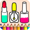 Beauty Toys Coloring Pages For Kids Icon