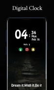 Always on display clock widget screenshot 5