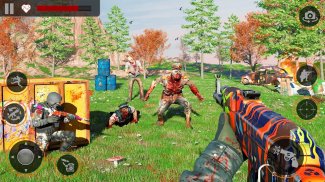 permainan menembak zombi maut screenshot 1