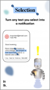 Selection - Send selected text to notifications screenshot 2