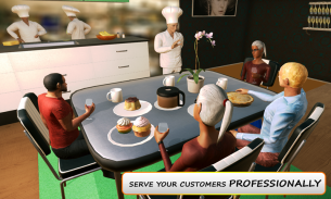 Gerçek Yönetici Şefler Restoran zengin işadamı 3D screenshot 1