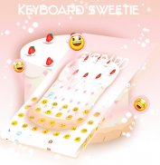 Docinho GO Keyboard Tema screenshot 2