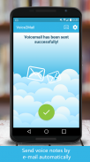 Voice2Mail – Voice Recorder screenshot 0