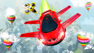 空飛ぶ車のシューティング - 車のゲーム screenshot 5