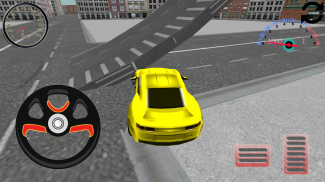 Yellow Sports Car Driving screenshot 0