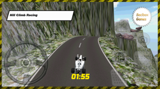 Snow Racer Hill Climb Racing screenshot 0