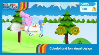 Pocoyo Run & Fun - cartoon racing kids games screenshot 4