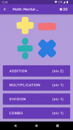 Math: Mental Calculation screenshot 2