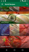 World cuisine Recipes : free ! screenshot 1