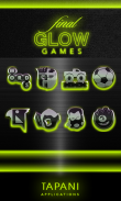 GLOW LIME icon pack HD 3D screenshot 3