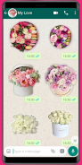 WASticker - Liebe Rosen screenshot 2