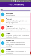 TOEFL Vocabulary screenshot 5