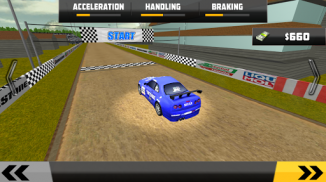 Thumb car race dirt drift VR screenshot 3