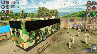 Army bus game military bus screenshot 0