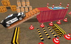 Modern Police Car Parking- Car Driving Games screenshot 2