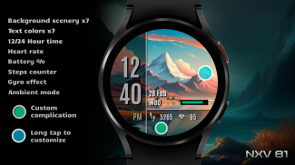 NXV81 Scenery Plus Watch Face screenshot 0
