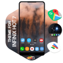 launcher Theme For Infinix 7 with photo editor