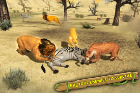 Angry Lion Family Simulator: Animal Adventure Game screenshot 9