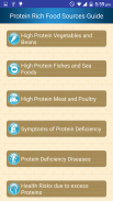 Protein Rich Food Source Guide screenshot 1