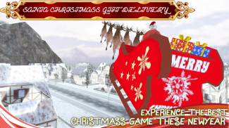 Santa Christmas Gift Delivery Game screenshot 1