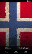 Flag of Norway Live Wallpaper screenshot 0