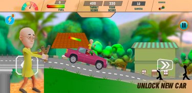 Motu Patlu Hill Racing Fight screenshot 1