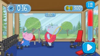 Permainan Kebugaran: Hippo Trainer screenshot 2