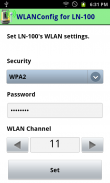 WLANConfig for LN-100 screenshot 1