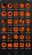 Orange and Black Icon Pack Free screenshot 0