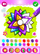 Rainbow Flower Coloring and Dr screenshot 0