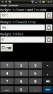 Weight Conversion screenshot 1