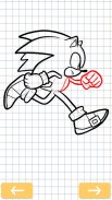 How to draw Sonic the hedgehog screenshot 1