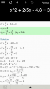 Equation Solver screenshot 0