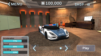 Policja Car Simulator Chase screenshot 1