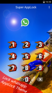 AppLock Theme Moto Race screenshot 4