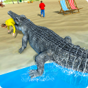 鳄鱼 游戏 海滩 攻击 野生 模拟器 Icon
