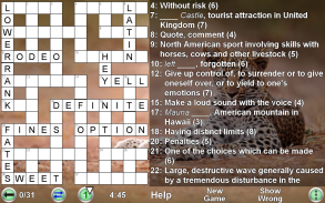 Barred Crossword screenshot 1