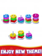 Hoop Stack Sort Puzzle 3D Game screenshot 0