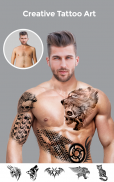 Men Body Styles SixPack tattoo - Photo Editor app screenshot 4