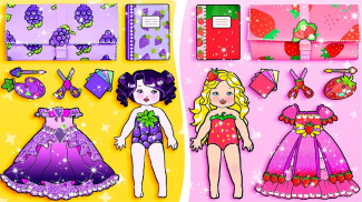 Paper Dolls Diary DIY Dress Up screenshot 0