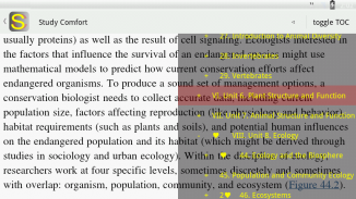 Study Comfort - ePub reader screenshot 6