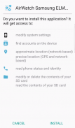 AirWatch Samsung ELM Service screenshot 1