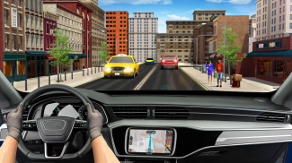 City Taxi Driving Car Games 3d screenshot 2