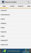 Albanian<>English Dictionary screenshot 1