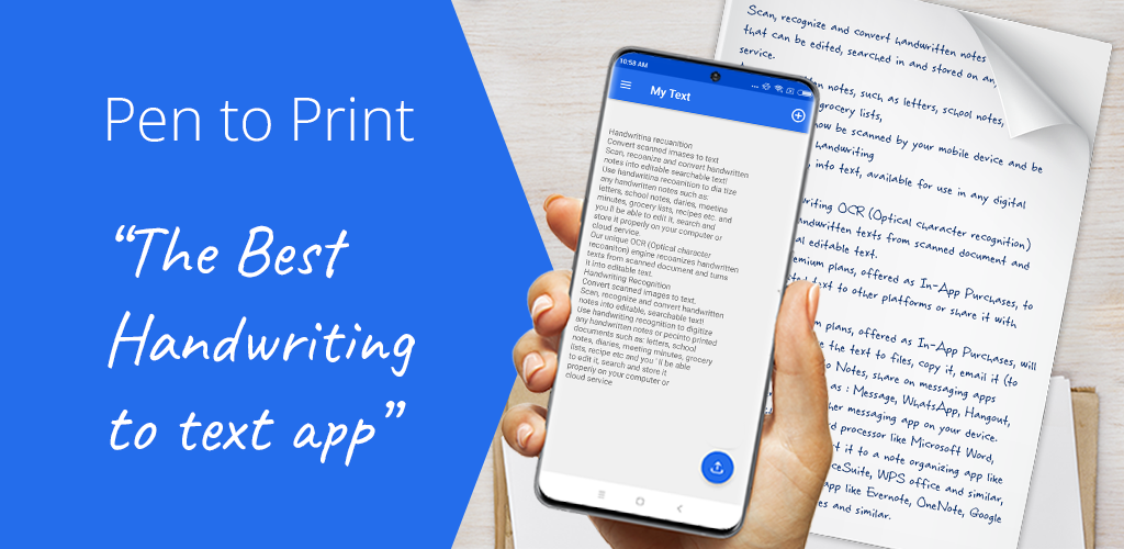 Ajouter du texte manuscrit aux notes sur les appareils Android