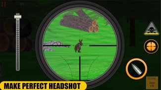 Rabbit Hunting Games Offline screenshot 0