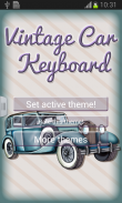 Vintage Car Klavye screenshot 1